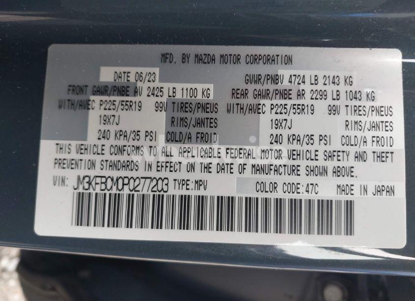 Photo 9 of 2023 Mazda Cx-5 2.5 S CARBON EDITION (VIN JM3KFBCM0P0277203)