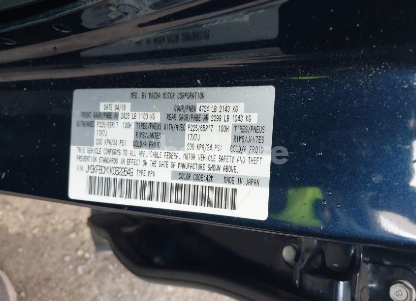 Photo 9 of 2019 Mazda Cx-5 TOURING (VIN JM3KFBCM1K0622649)