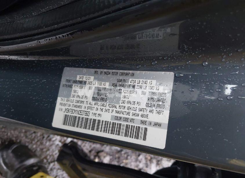 Photo 9 of 2022 Mazda Cx-5 2.5 S CARBON EDITION (VIN JM3KFBCM1N0537993)