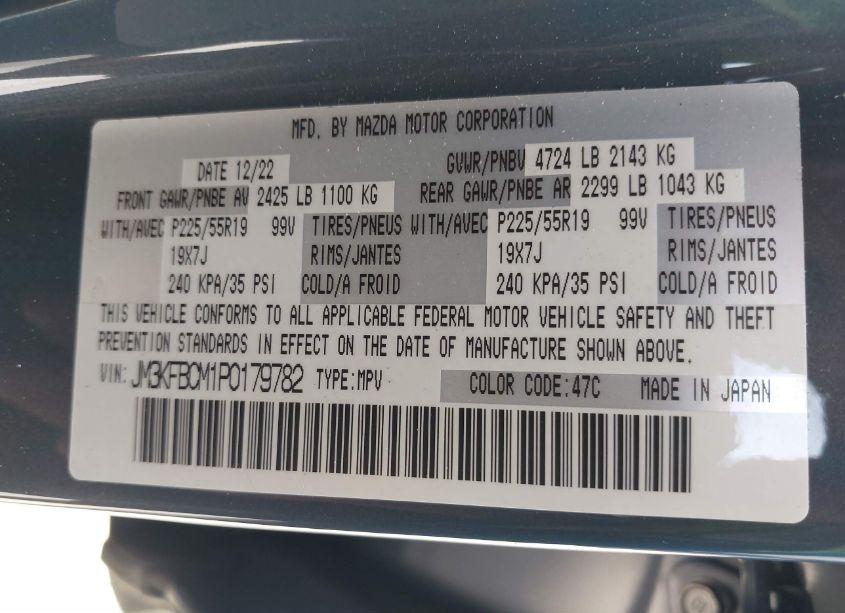 Photo 9 of 2023 Mazda Cx-5 2.5 S CARBON EDITION (VIN JM3KFBCM1P0179782)