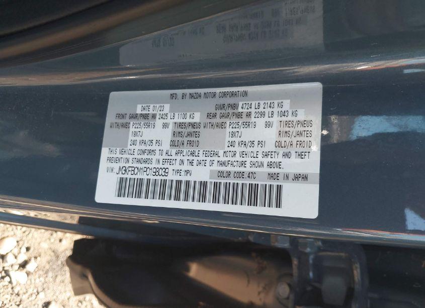 Photo 9 of 2023 Mazda Cx-5 2.5 S CARBON EDITION (VIN JM3KFBCM1P0198039)