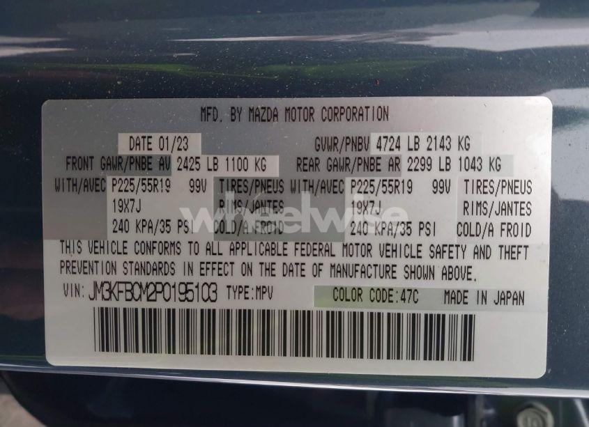 Photo 9 of 2023 Mazda Cx-5 2.5 S CARBON EDITION (VIN JM3KFBCM2P0195103)