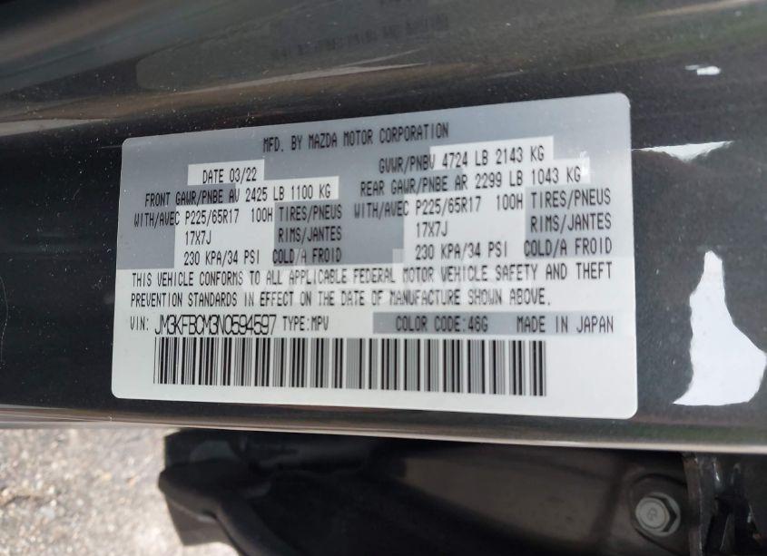 Photo 9 of 2022 Mazda Cx-5 2.5 S PREFERRED (VIN JM3KFBCM3N0594597)