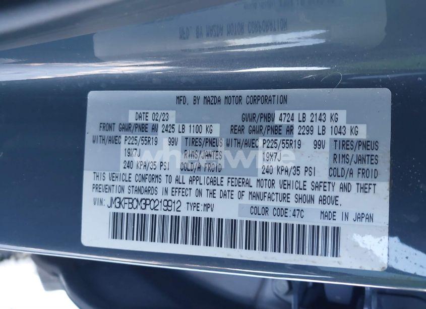 Photo 9 of 2023 Mazda Cx-5 2.5 S CARBON EDITION (VIN JM3KFBCM3P0219912)