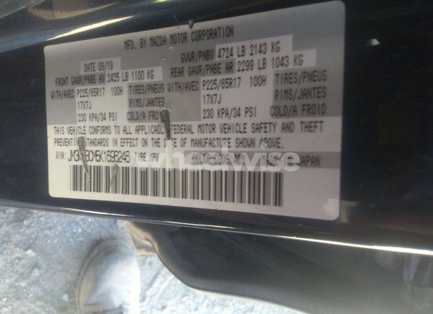 Photo 9 of 2019 Mazda Cx-5 TOURING (VIN JM3KFBCM5K1696246)