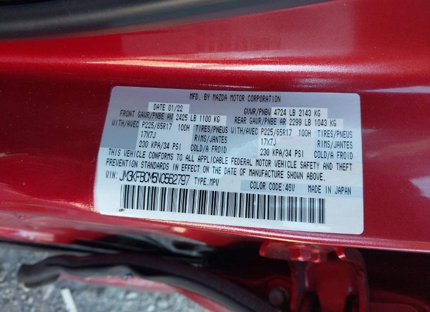 Photo 9 of 2022 Mazda Cx-5 2.5 S PREFERRED (VIN JM3KFBCM5N0562797)