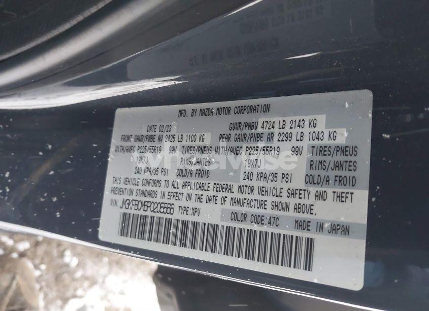 Photo 9 of 2023 Mazda Cx-5 2.5 S CARBON EDITION (VIN JM3KFBCM6P0205566)