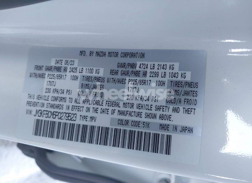 Photo 9 of 2023 Mazda Cx-5 2.5 S PREFERRED (VIN JM3KFBCM6P0279523)