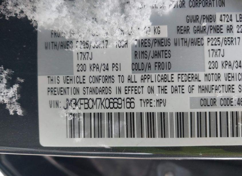 Photo 9 of 2019 Mazda Cx-5 TOURING (VIN JM3KFBCM7K0669166)