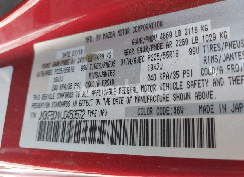 Photo 9 of 2018 Mazda Cx-5 TOURING (VIN JM3KFBCMXJ0450572)