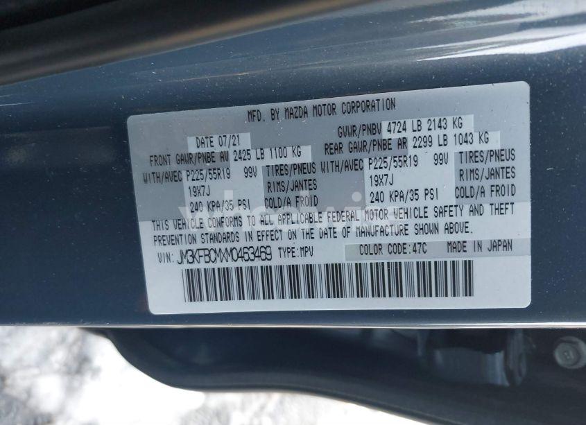 Photo 9 of 2021 Mazda Cx-5 CARBON EDITION (VIN JM3KFBCMXM0463469)