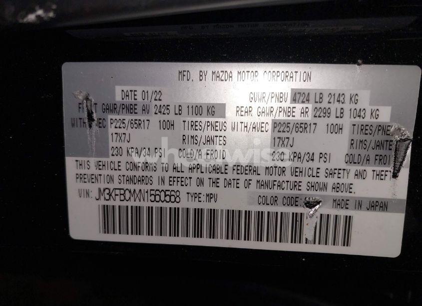 Photo 9 of 2022 Mazda Cx-5 2.5 S PREFERRED (VIN JM3KFBCMXN1560568)