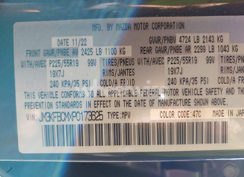 Photo 9 of 2023 Mazda Cx-5 2.5 S CARBON EDITION (VIN JM3KFBCMXP0173625)