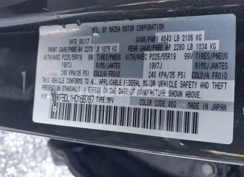 Photo 9 of 2017 Mazda Cx-5 GRAND TOURING (VIN JM3KFBDL1H0168787)