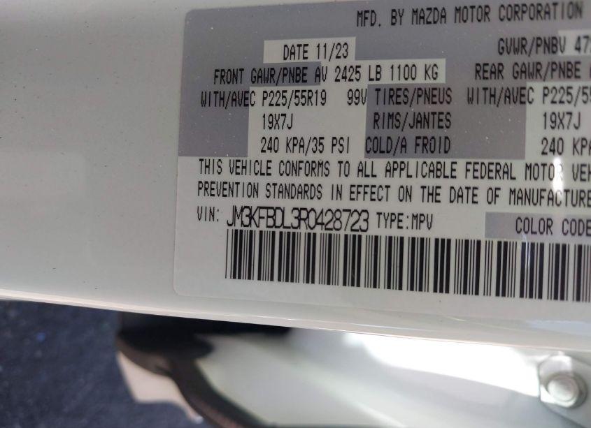 Photo 9 of 2024 Mazda Cx-5 2.5 S PREMIUM (VIN JM3KFBDL3R0428723)