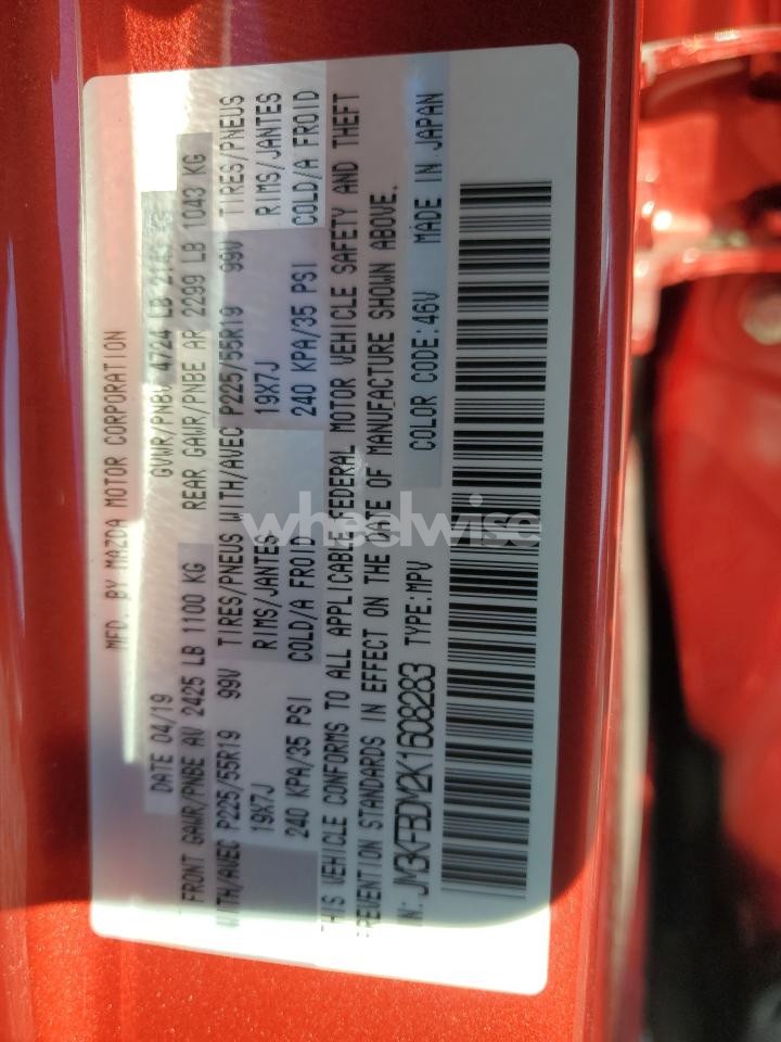 Photo 13 of 2019 MAZDA CX-5 GRAND TOURING (VIN JM3KFBDM2K1608283)