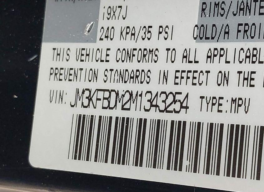 Photo 9 of 2021 Mazda Cx-5 GRAND TOURING (VIN JM3KFBDM2M1343254)