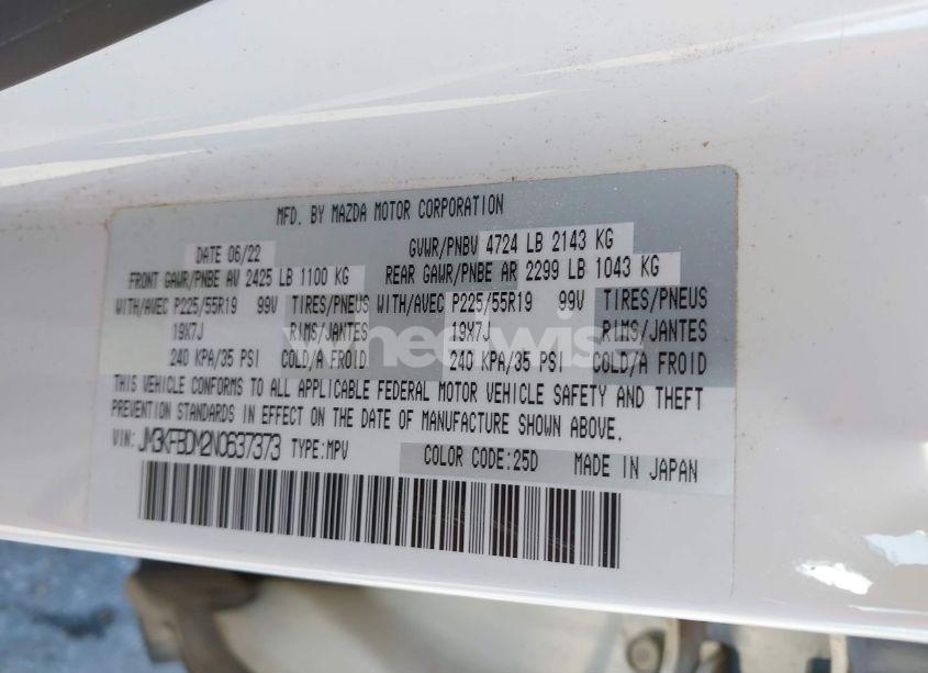 Photo 9 of 2022 Mazda Cx-5 2.5 S PREMIUM (VIN JM3KFBDM2N0637373)