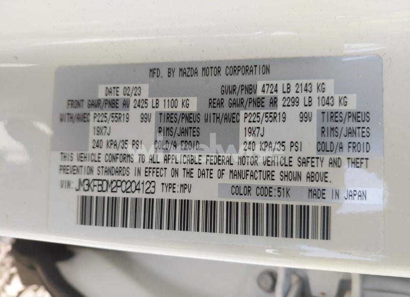 Photo 9 of 2023 Mazda Cx-5 2.5 S PREMIUM (VIN JM3KFBDM2P0204123)