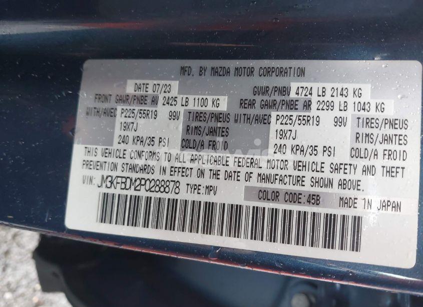 Photo 9 of 2023 Mazda Cx-5 2.5 S PREMIUM (VIN JM3KFBDM2P0288878)