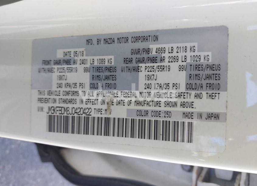 Photo 9 of 2018 Mazda Cx-5 GRAND TOURING (VIN JM3KFBDM8J0420422)
