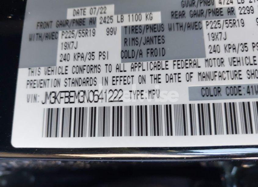 Photo 9 of 2022 Mazda Cx-5 2.5 S PREMIUM PLUS (VIN JM3KFBEM3N0641222)