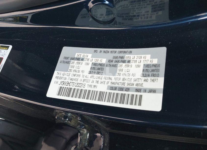 Photo 9 of 2025 Mazda Cx-90 3.3 TURBO PREFERRED PACKAGE (VIN JM3KKBHD7S1200318)