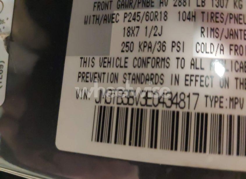 Photo 9 of 2014 Mazda Cx-9 SPORT (VIN JM3TB3BV3E0434817)