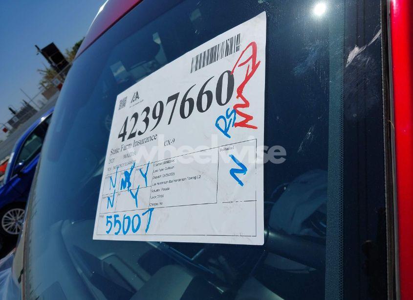 Photo 18 of 2020 Mazda Cx-9 SIGNATURE (VIN JM3TCBEY7L0406190)