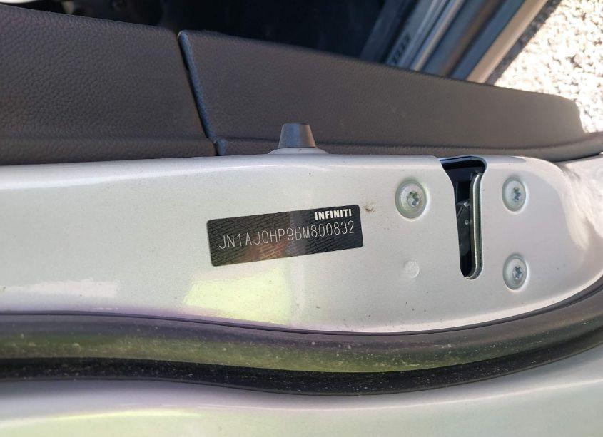 Photo 9 of 2011 Infiniti Ex35 JOURNEY (VIN JN1AJ0HP9BM800832)