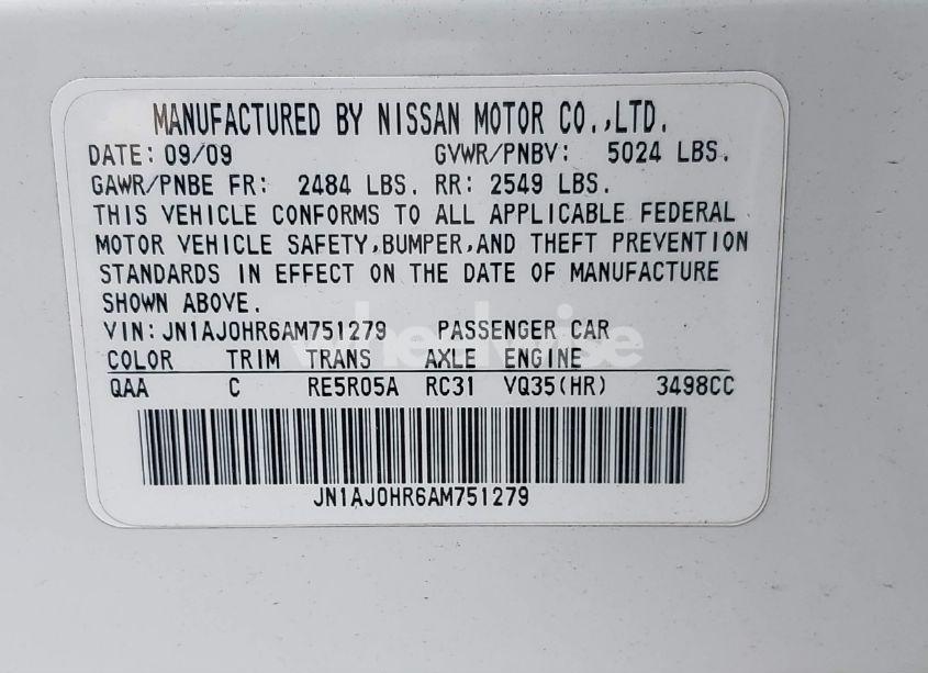 Photo 9 of 2010 Infiniti Ex35 JOURNEY (VIN JN1AJ0HR6AM751279)