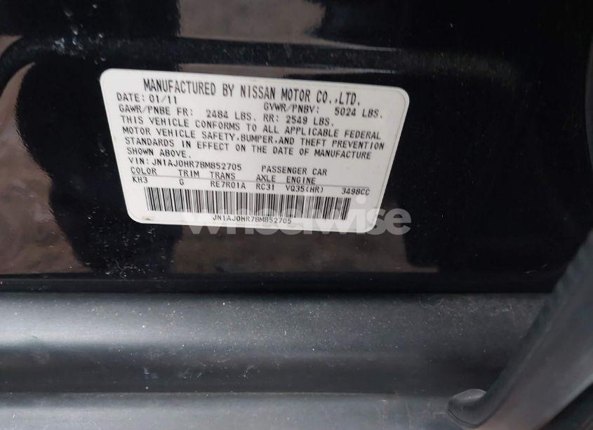 Photo 9 of 2011 Infiniti Ex35 JOURNEY (VIN JN1AJ0HR7BM852705)