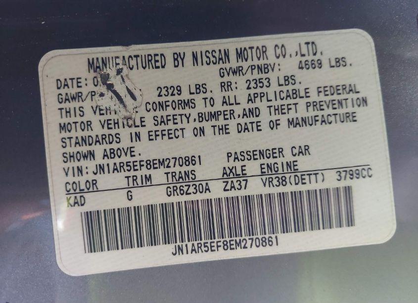 Photo 9 of 2014 Nissan Gt-r BLACK EDITION (VIN JN1AR5EF8EM270861)