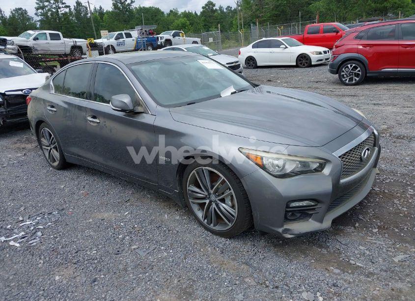 2014 Infiniti Q50 HYBRID SPORT (VIN JN1AV7AP3EM690274) main photo