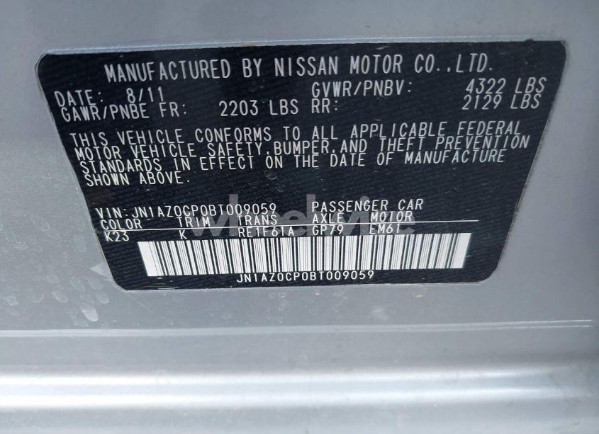 Photo 9 of 2011 Nissan Leaf SL (VIN JN1AZ0CP0BT009059)