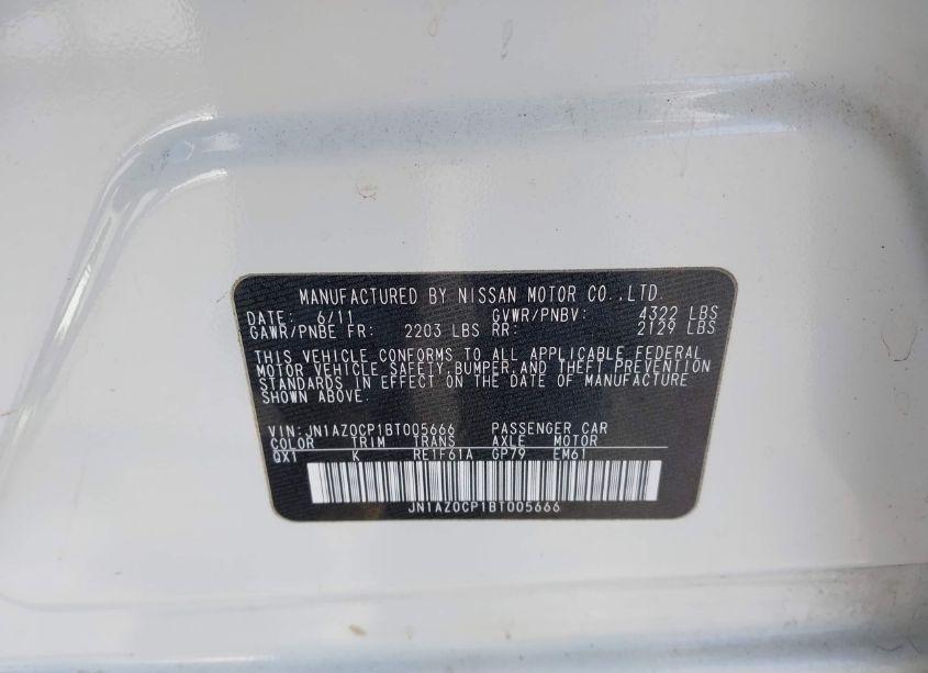Photo 9 of 2011 Nissan Leaf SL (VIN JN1AZ0CP1BT005666)