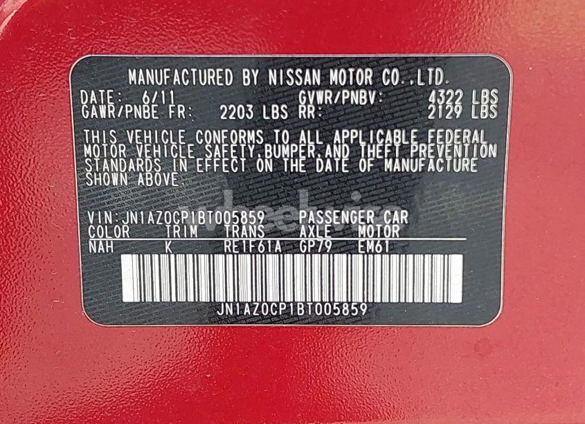 Photo 9 of 2011 Nissan Leaf SL (VIN JN1AZ0CP1BT005859)