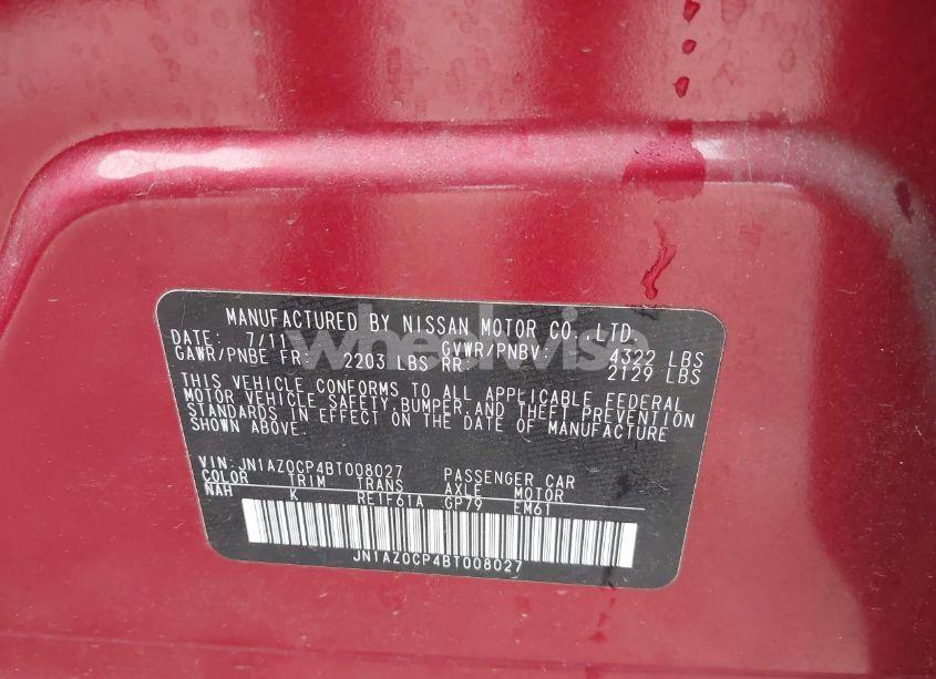 Photo 9 of 2011 Nissan Leaf SL (VIN JN1AZ0CP4BT008027)