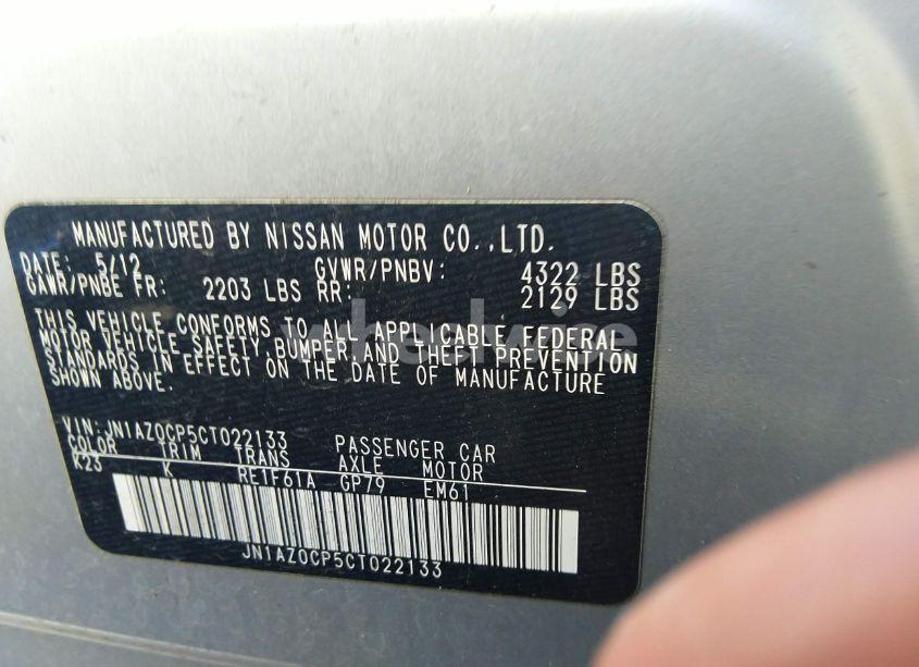 Photo 9 of 2012 Nissan Leaf SL (VIN JN1AZ0CP5CT022133)