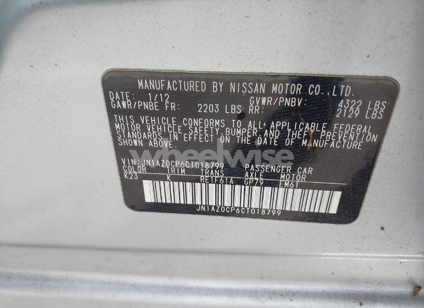 Photo 9 of 2012 Nissan Leaf SL (VIN JN1AZ0CP6CT018799)