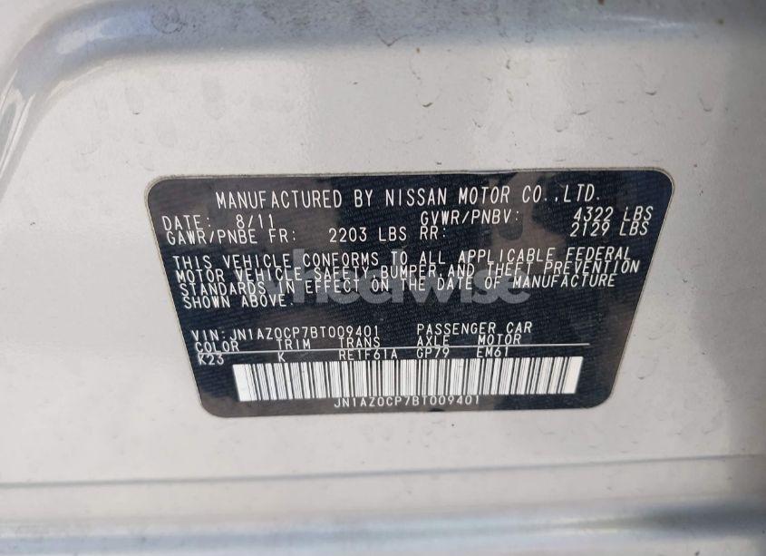 Photo 9 of 2011 Nissan Leaf SL (VIN JN1AZ0CP7BT009401)