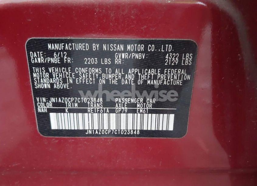Photo 9 of 2012 Nissan Leaf SL (VIN JN1AZ0CP7CT023848)