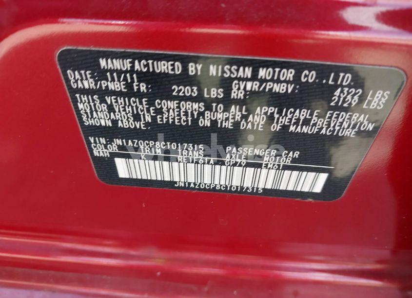 Photo 9 of 2012 Nissan Leaf SL (VIN JN1AZ0CP8CT017315)