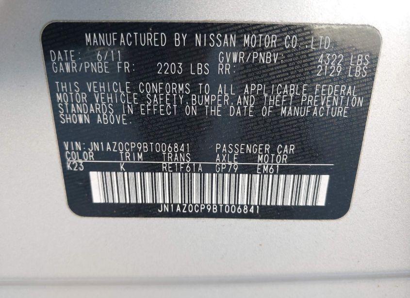 Photo 9 of 2011 Nissan Leaf SL (VIN JN1AZ0CP9BT006841)
