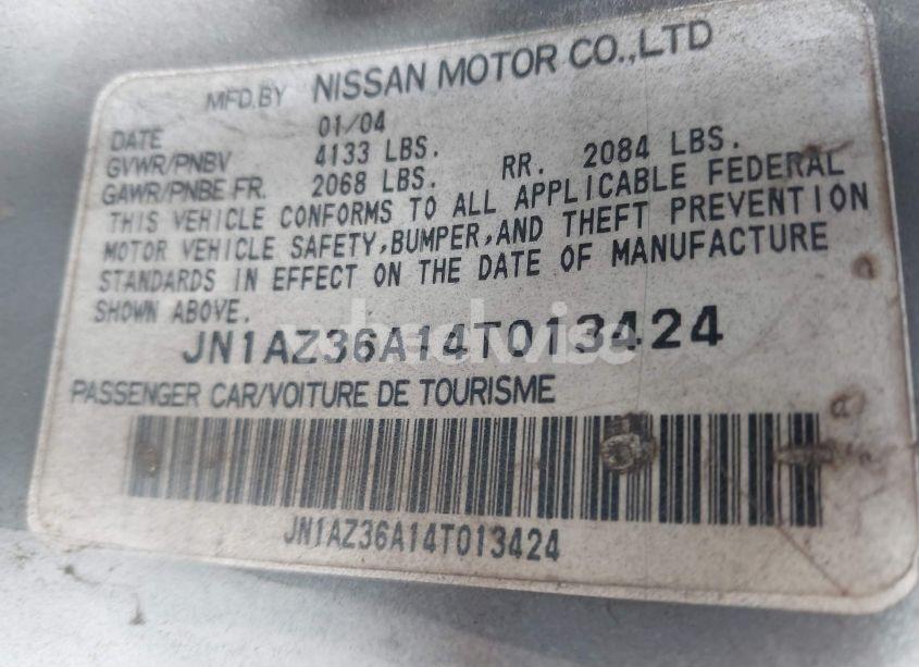 Photo 9 of 2004 Nissan 350z TOURING (VIN JN1AZ36A14T013424)
