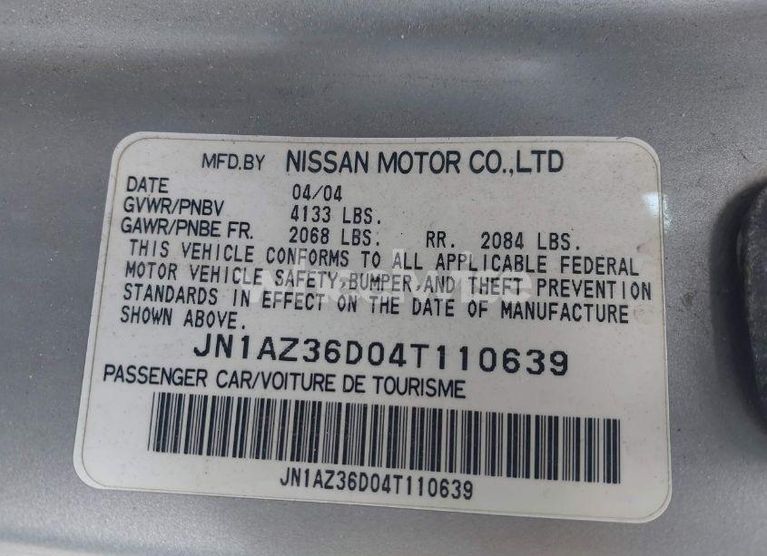 Photo 9 of 2004 Nissan 350z ENTHUSIAST (VIN JN1AZ36D04T110639)