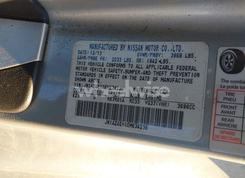 Photo 9 of 2014 Nissan 370z NISMO/TOURING (VIN JN1AZ4EH4EM634236)