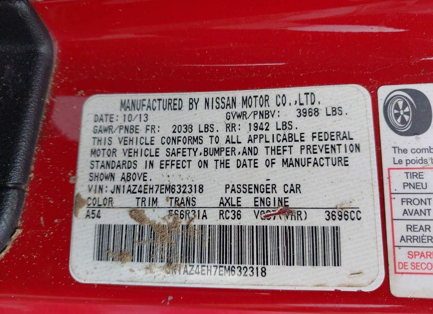 Photo 9 of 2014 Nissan 370z N/A (VIN JN1AZ4EH7EM632318)