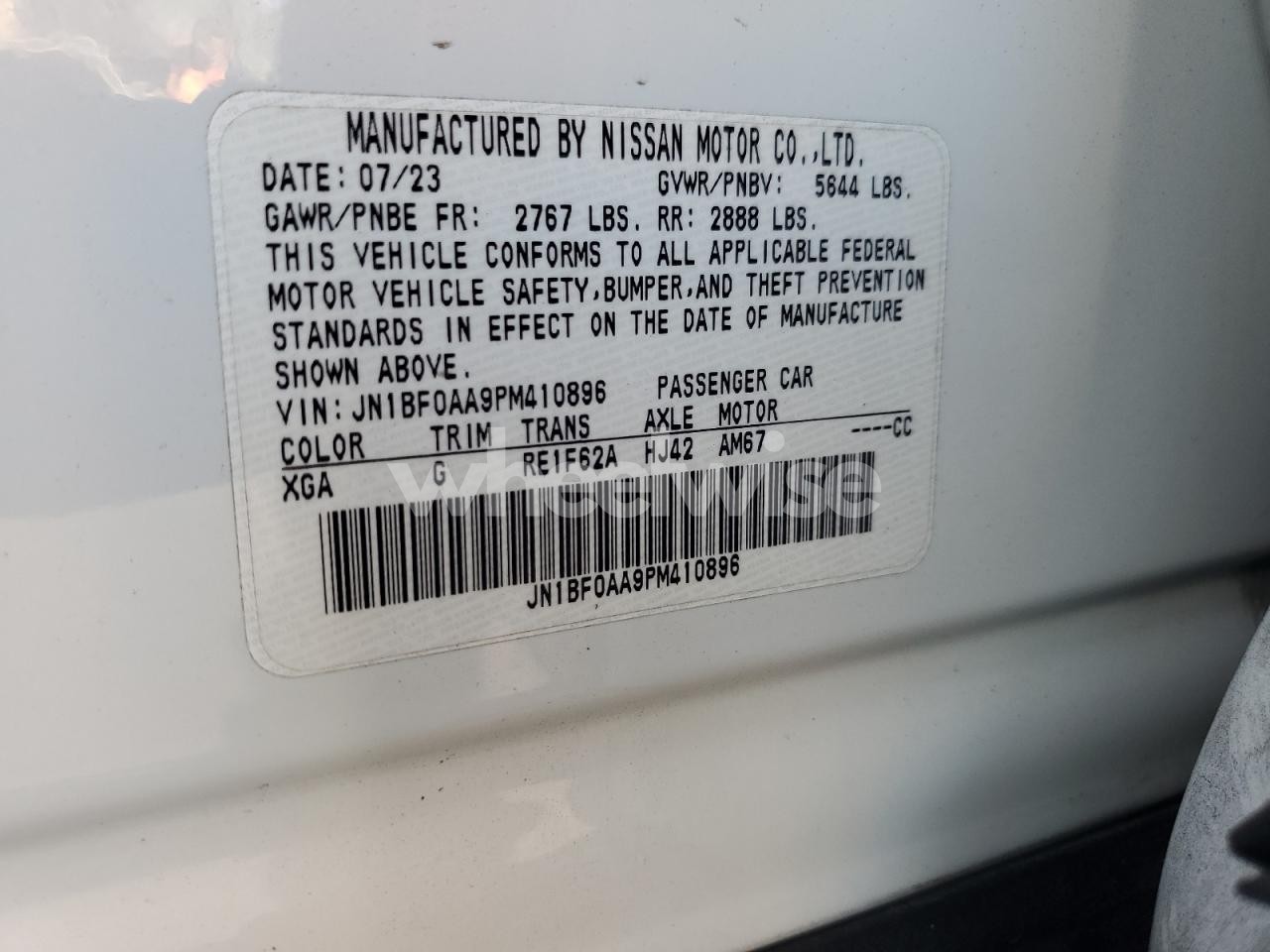 Photo 14 of 2023 NISSAN ARIYA VENTURE+ (VIN JN1BF0AA9PM410896)