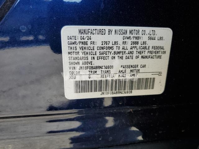 2024 NISSAN ARIYA EVOLVE+ (VIN JN1BF0BA8RM434608) main photo